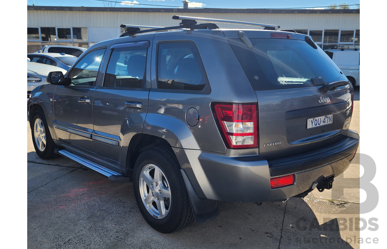 01/2009 Jeep Grand Cherokee Laredo (4x4) WH MY08 4d Wagon Grey 3.0L