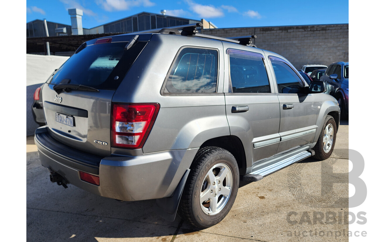 01/2009 Jeep Grand Cherokee Laredo (4x4) WH MY08 4d Wagon Grey 3.0L