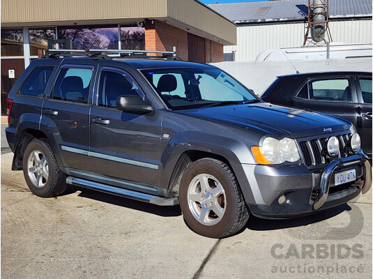01/2009 Jeep Grand Cherokee Laredo (4x4) WH MY08 4d Wagon Grey 3.0L