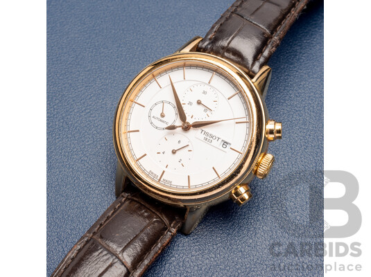 Tissot Carson Swiss Automatic White Face Watch - T085427A