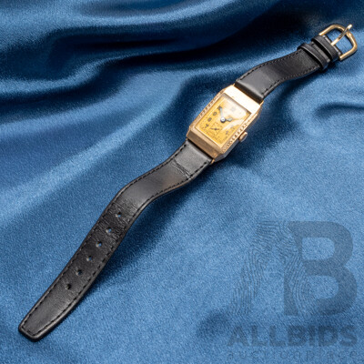 Vintage 9ct Gold Manual Hand Wind Watch by Handley