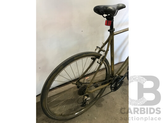 Olive Green Sprayed 18 Speed Road Bike