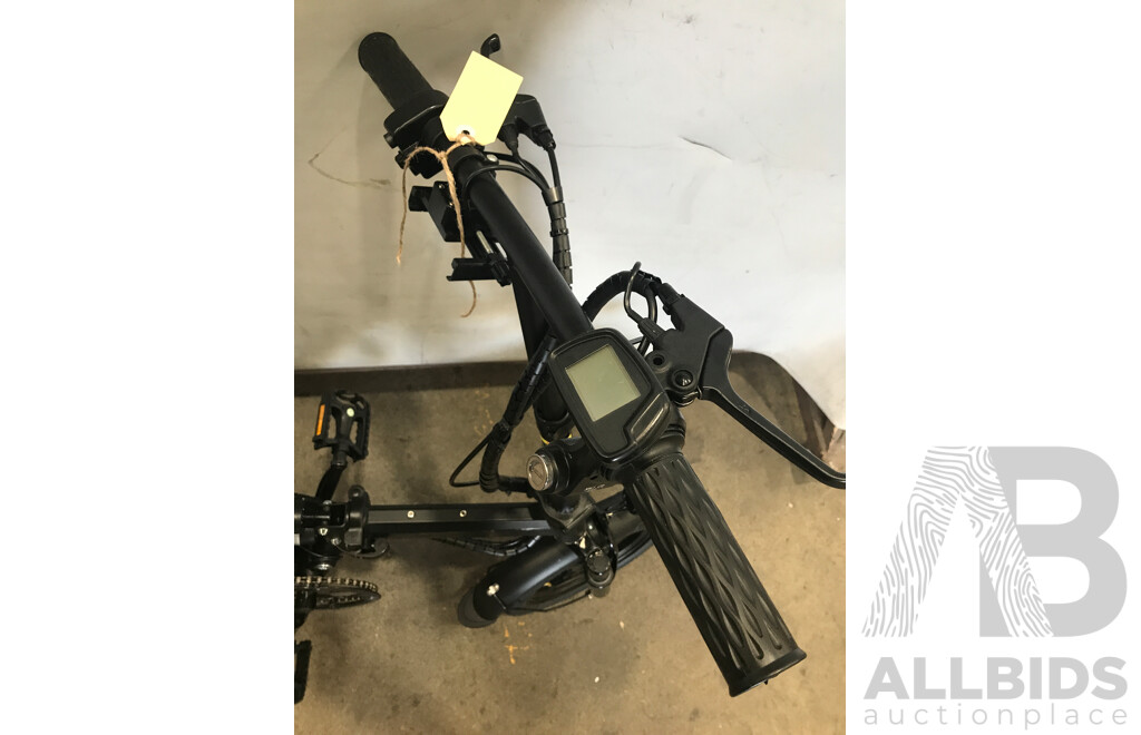 Black Single Speed Electric Bike