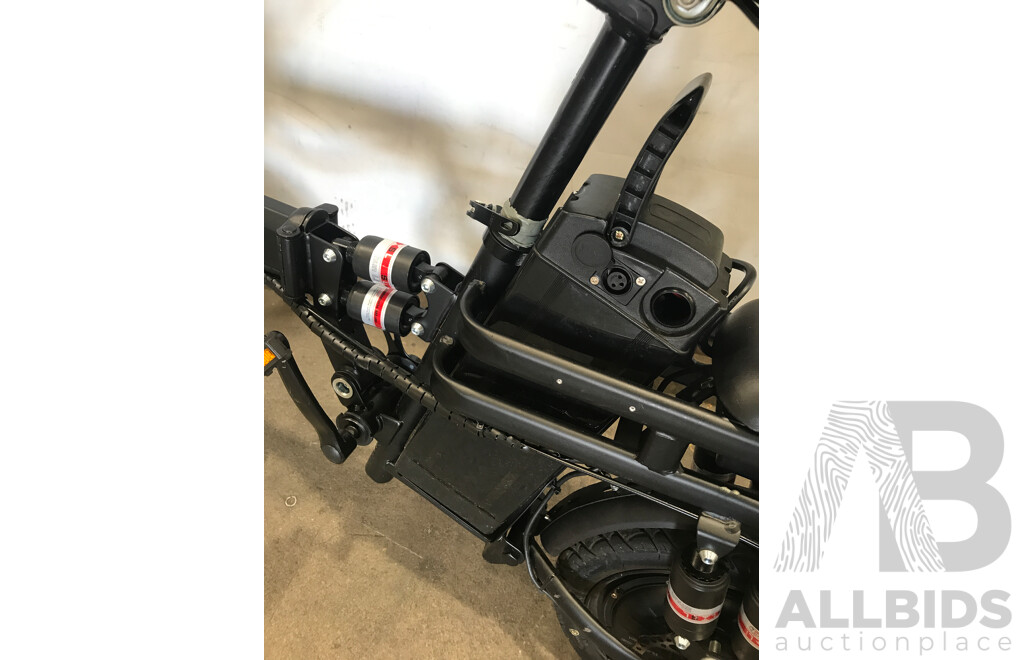 Black Single Speed Electric Bike