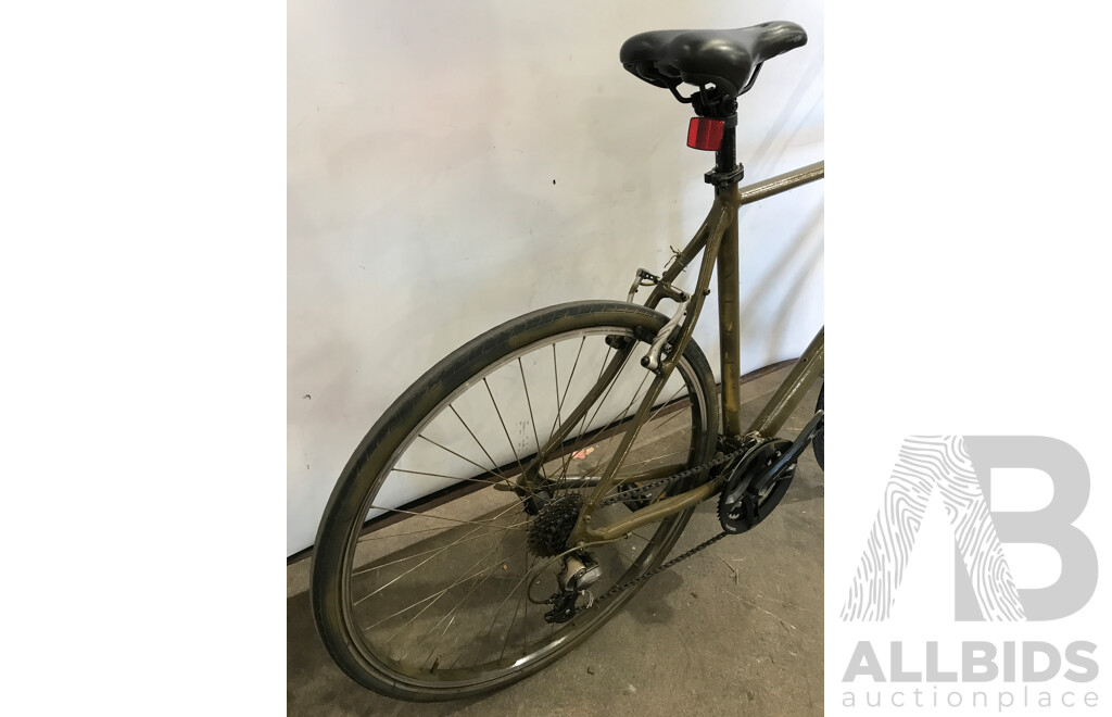 Olive Green Sprayed 18 Speed Road Bike
