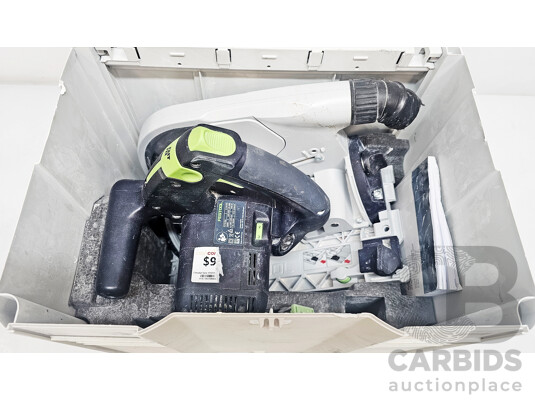 Festool (TS-75 EBQ) 210mm Plunge Cut Circular Saw W/ Case