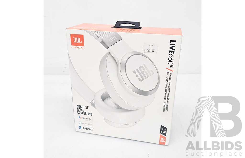 JBL Live660NC Adaptive Noise Cancelling Headset