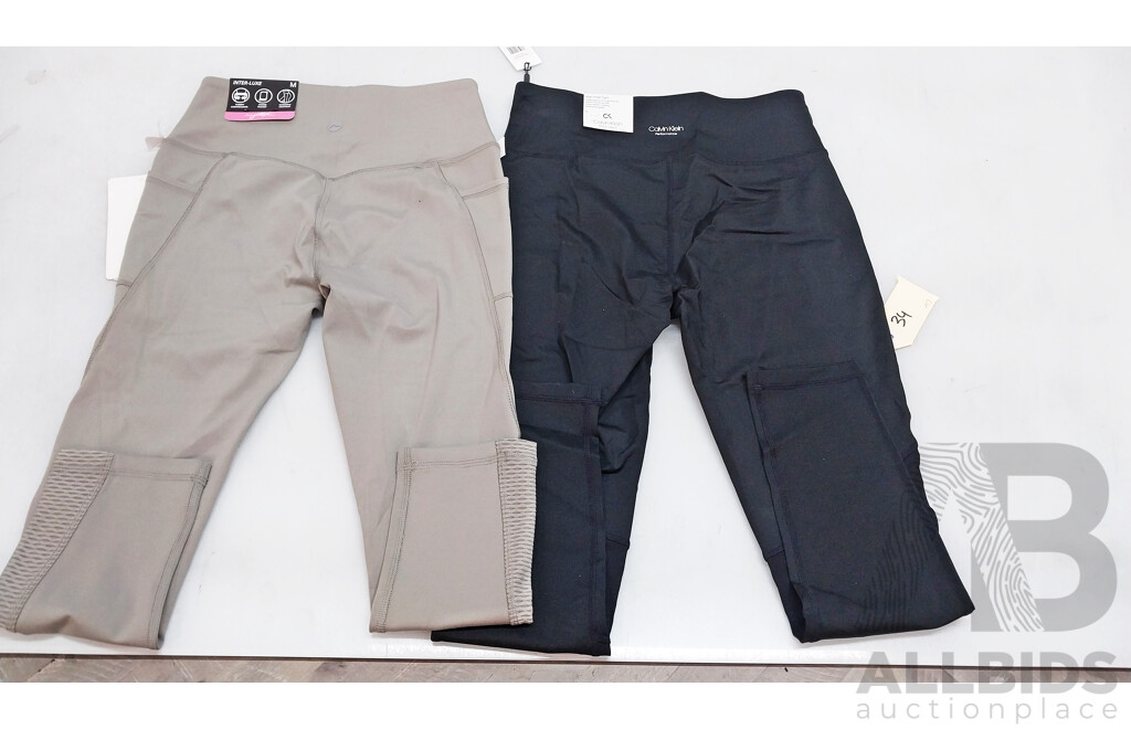 Calvin Klein Leggings Size Medium - Lot of Two
