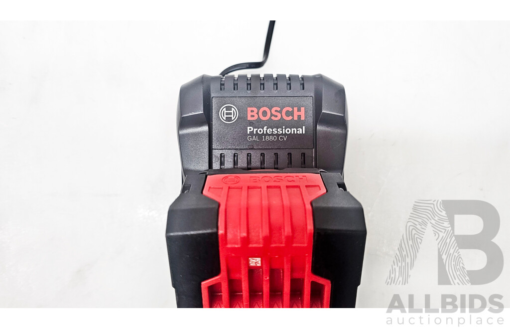 Bosch (GAL 1880 CV) Battery Charger W/ Battery