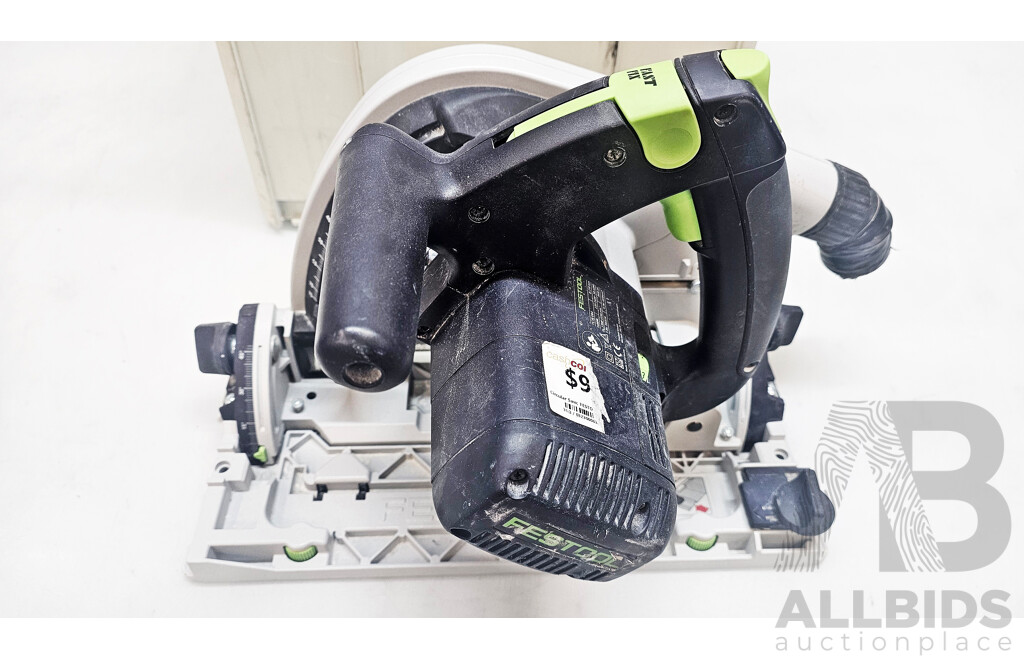 Festool (TS-75 EBQ) 210mm Plunge Cut Circular Saw W/ Case
