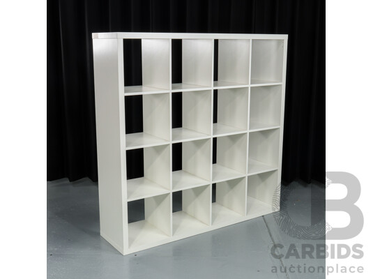Modern White Pidgeon Hole Unit