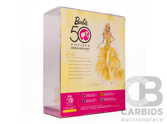 Boxed 50th Anniversary Glamour Doll Barbie