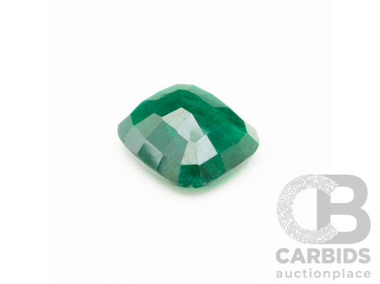 2.90ct Elongated Cushion Cut Natural Emerald