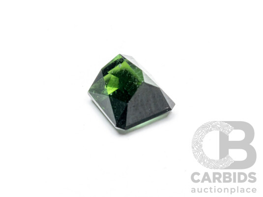 1.02ct Scissor Cut Natural Green Tourmaline