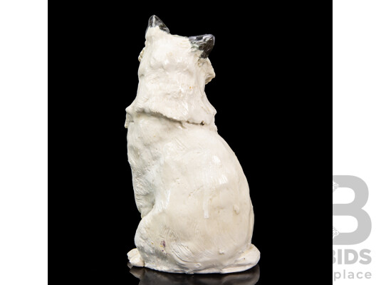 Glazed Ceramic Cat Figure by Susan Savage for Birra-Li Studios