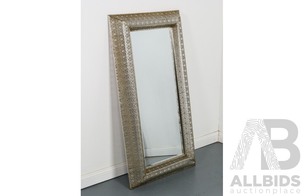 Rectangular Metal Framed Mirror
