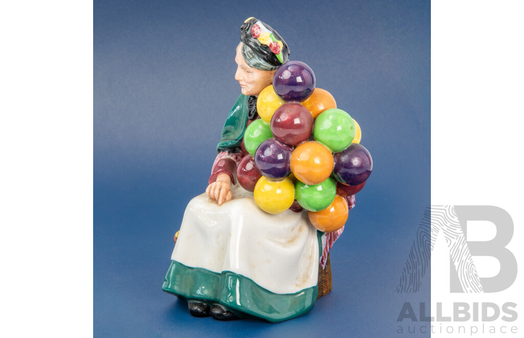 Royal Doulton 'The Old Balloon Seller' Porcelain Figure