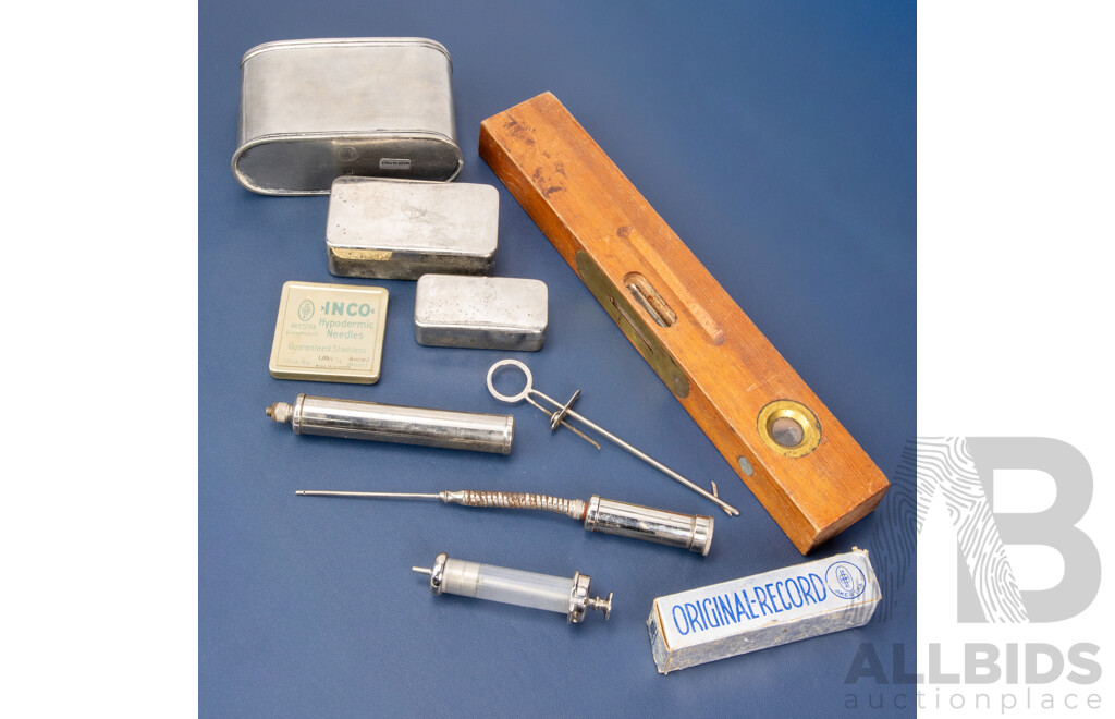 Mixed Collection of Vintage Medical Items & Tools