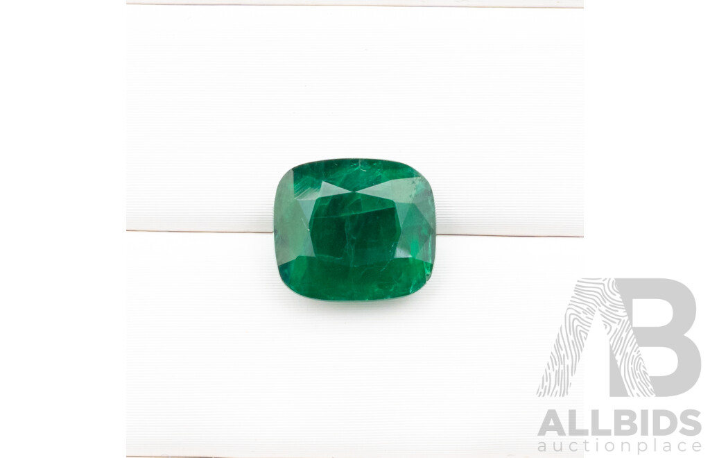 2.90ct Elongated Cushion Cut Natural Emerald