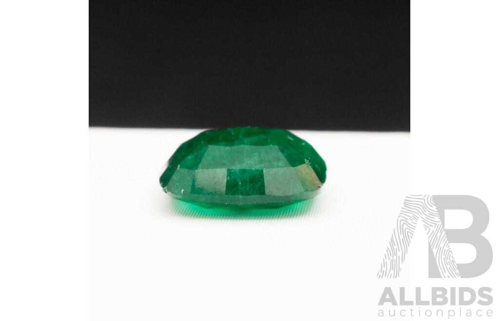 2.90ct Elongated Cushion Cut Natural Emerald