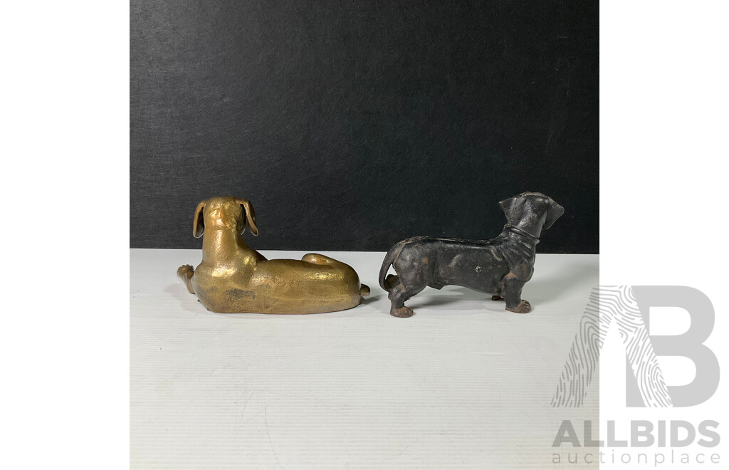 Pair of Decorative Dachshunds