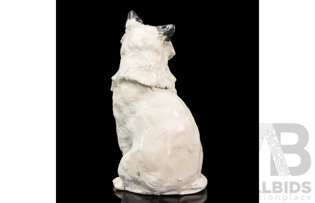 Glazed Ceramic Cat Figure by Susan Savage for Birra-Li Studios