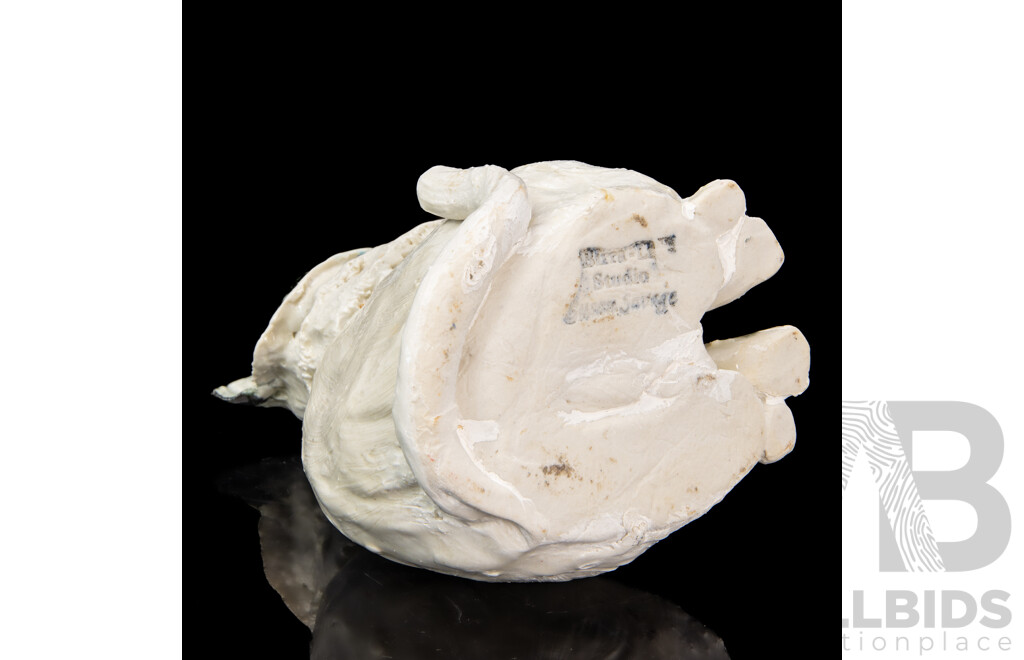 Glazed Ceramic Cat Figure by Susan Savage for Birra-Li Studios
