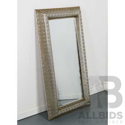 Rectangular Metal Framed Mirror