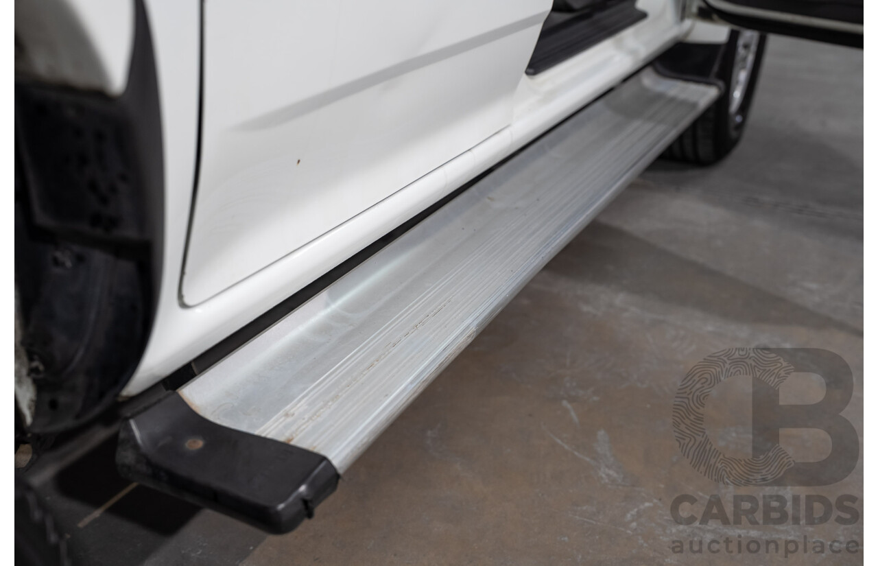 01/2010 Isuzu D-Max LS (4x2) TF Crew Cab Utility White Turbo Diesel 3.0L