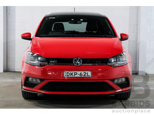 07/2016 Volkswagen Polo GTI 6R MY16 5D Hatchback Flash Red Turbo 1.8L