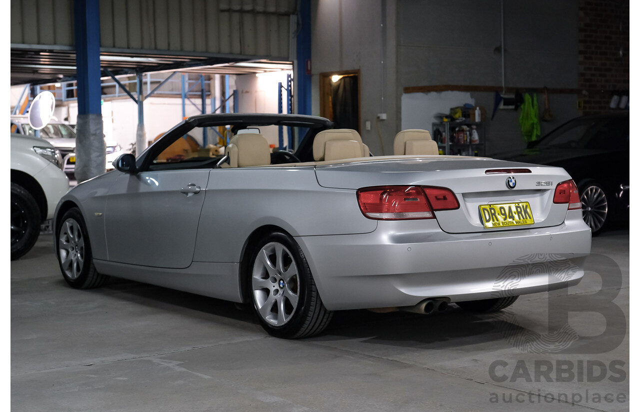 05/2008 BMW 325i (RWD) E93 2D Convertible Titanium Silver Metallic 2.5L