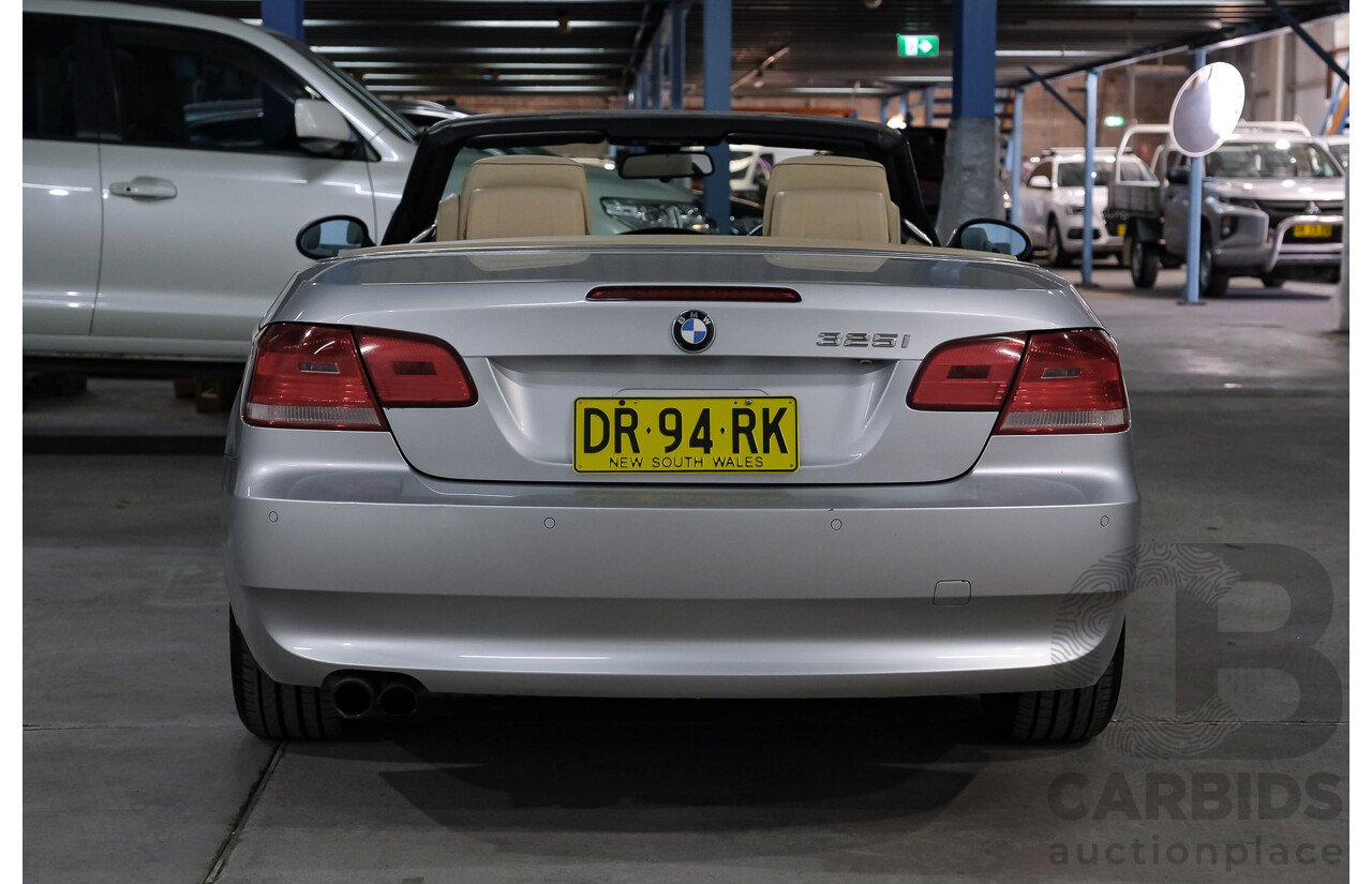 05/2008 BMW 325i (RWD) E93 2D Convertible Titanium Silver Metallic 2.5L