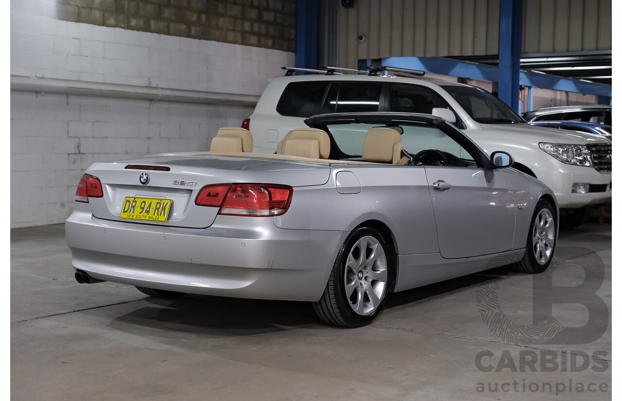 05/2008 BMW 325i (RWD) E93 2D Convertible Titanium Silver Metallic 2.5L