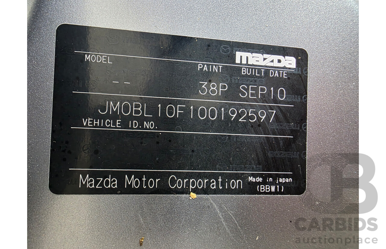 9/2010 Mazda 3 MAXX Sport BL 10 UPGRADE 4d Sedan Silver 2.0L