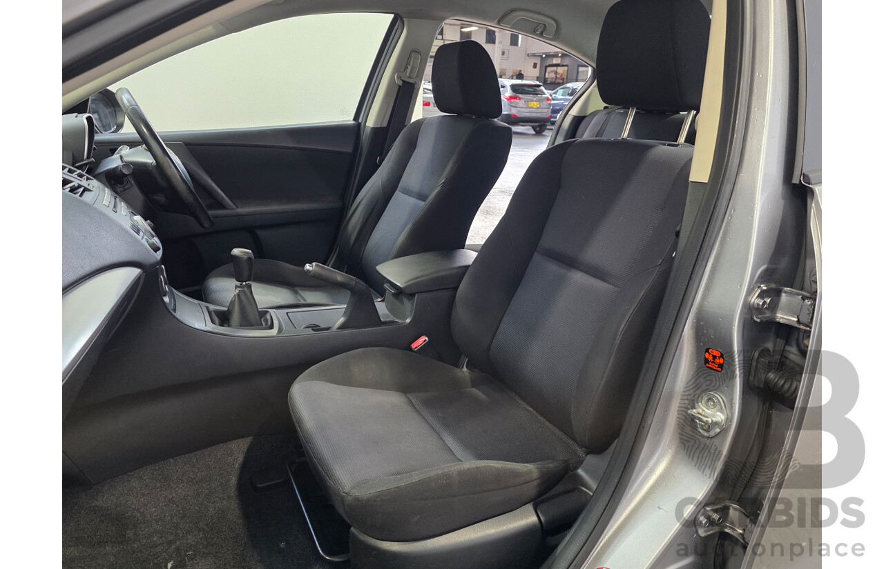 9/2010 Mazda 3 MAXX Sport BL 10 UPGRADE 4d Sedan Silver 2.0L