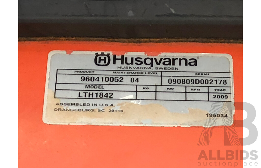 Husqvarna LTH1842 Ride on Lawn Tractor Mower