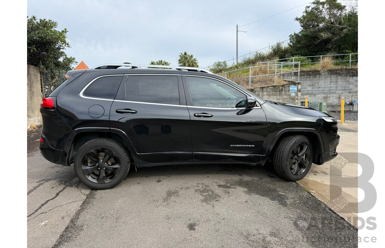 06/2015 Jeep Cherokee LIMITED (4x4) 4x4 KL MY15 4D Wagon Black 3.2L