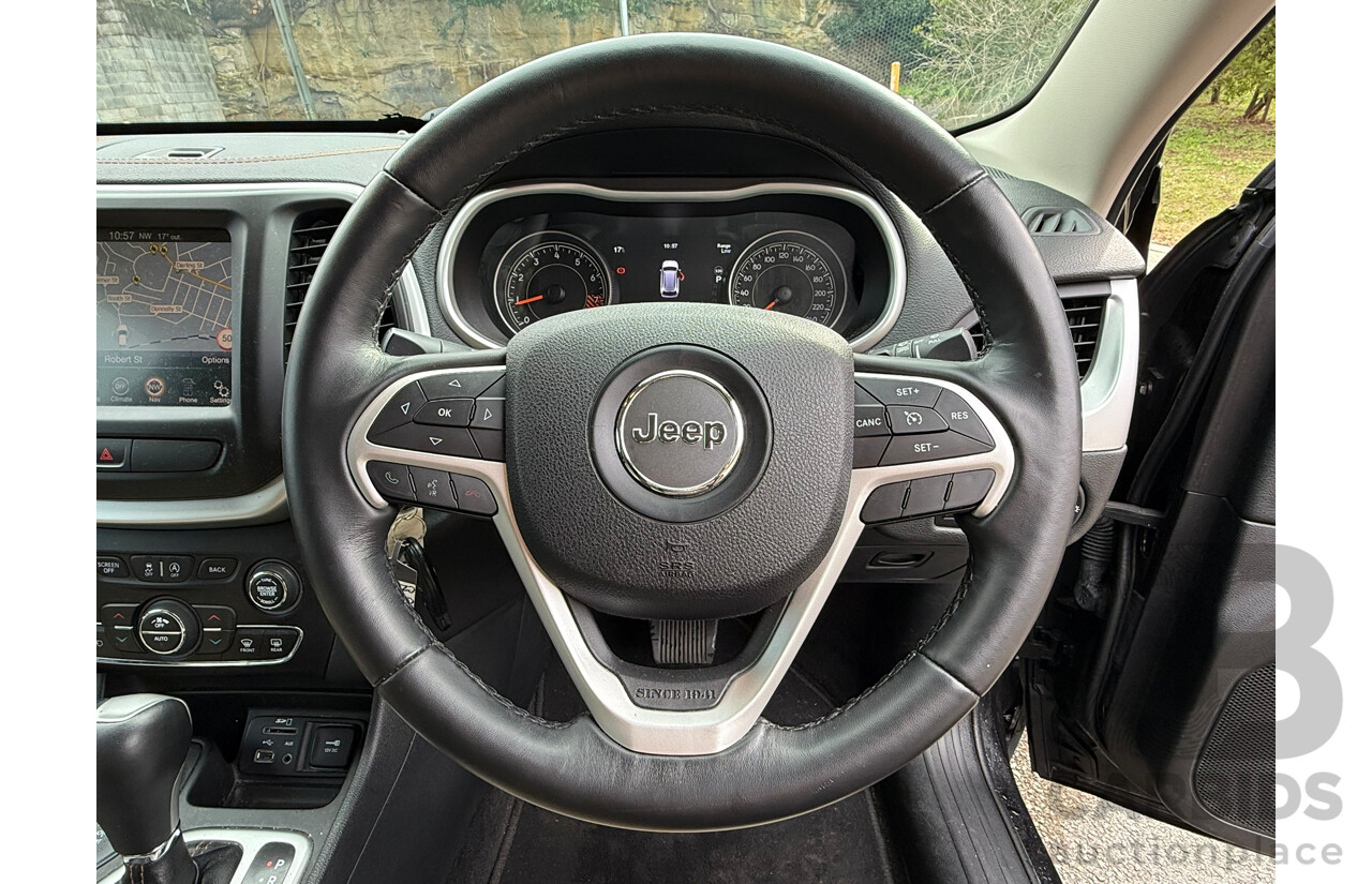 06/2015 Jeep Cherokee LIMITED (4x4) 4x4 KL MY15 4D Wagon Black 3.2L