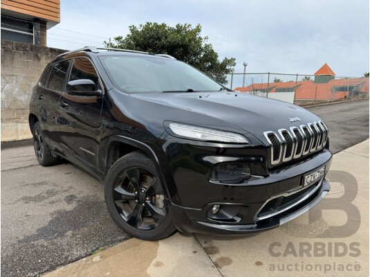 06/2015 Jeep Cherokee LIMITED (4x4) 4x4 KL MY15 4D Wagon Black 3.2L