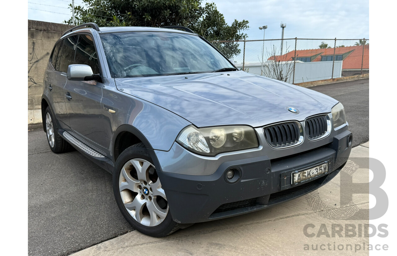 11/2004 Bmw X3 3.0i 4WD E83 4D Wagon Grey 3.0L