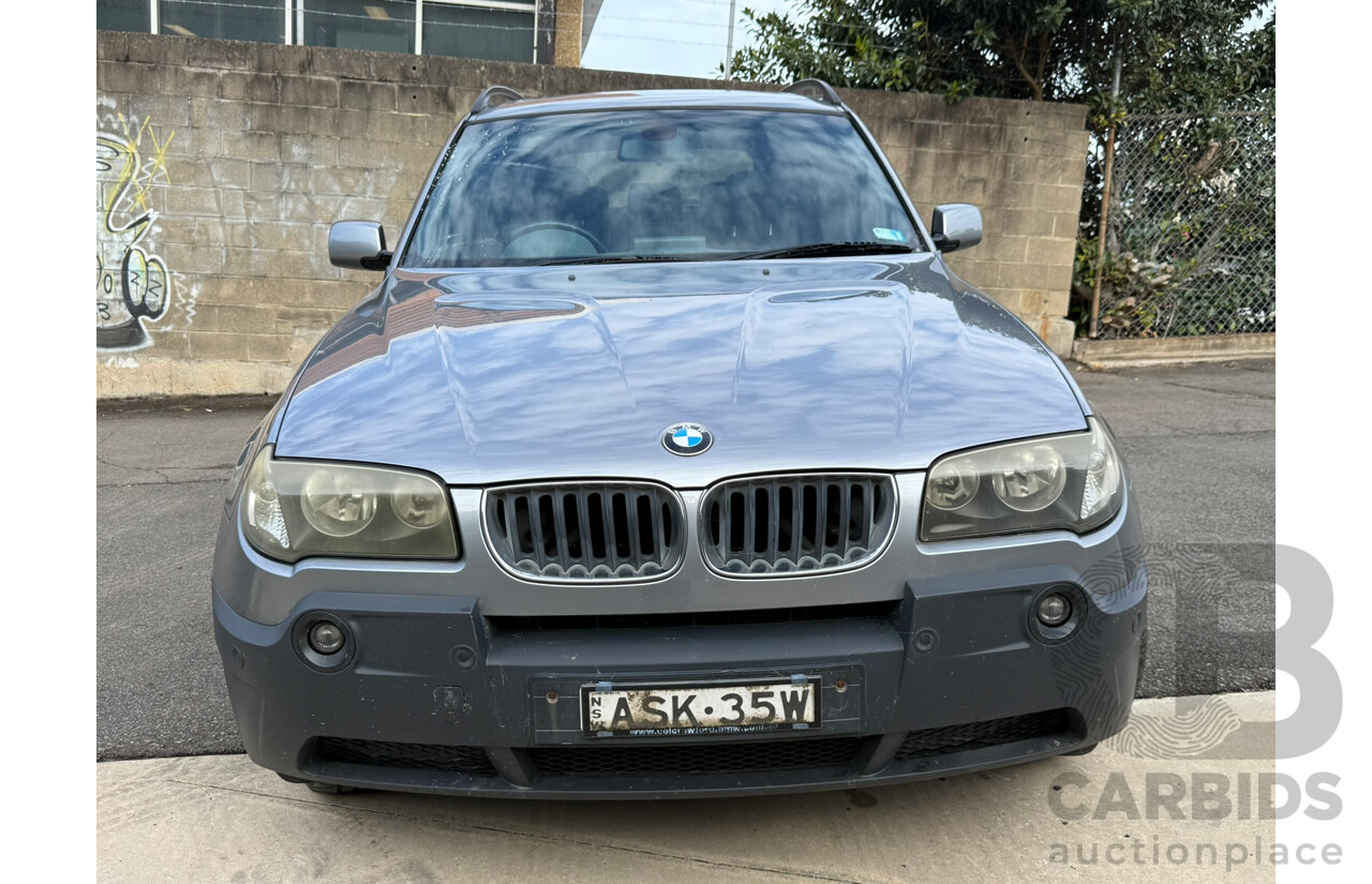11/2004 Bmw X3 3.0i 4WD E83 4D Wagon Grey 3.0L