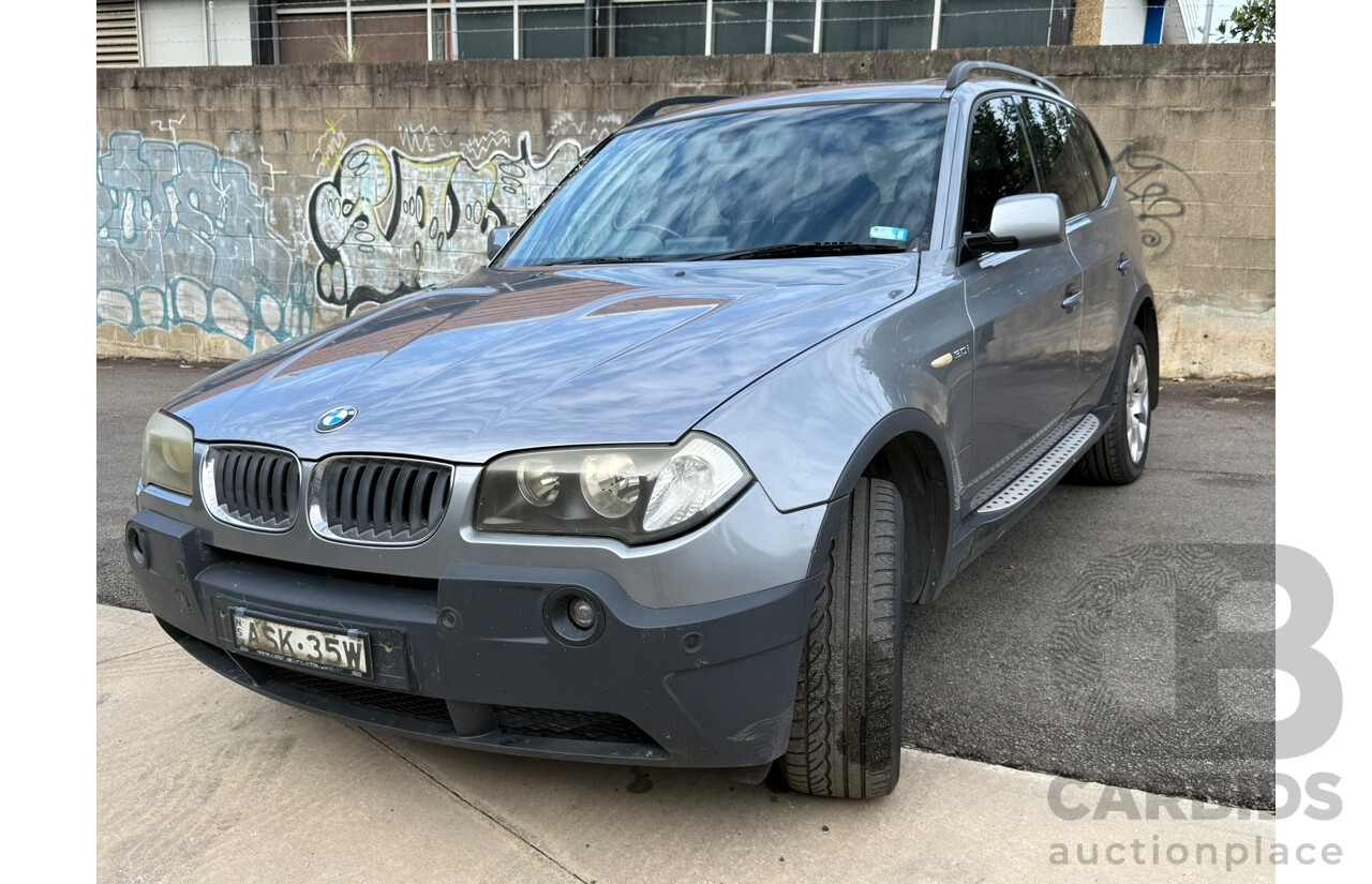11/2004 Bmw X3 3.0i 4WD E83 4D Wagon Grey 3.0L