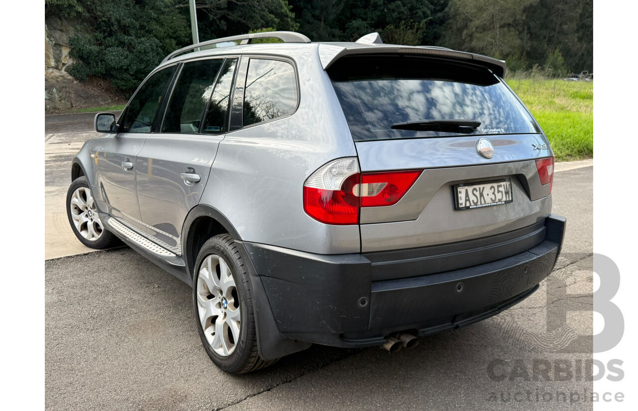 11/2004 Bmw X3 3.0i 4WD E83 4D Wagon Grey 3.0L
