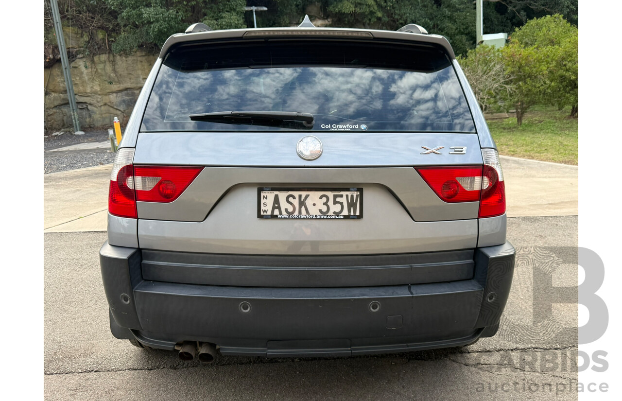 11/2004 Bmw X3 3.0i 4WD E83 4D Wagon Grey 3.0L