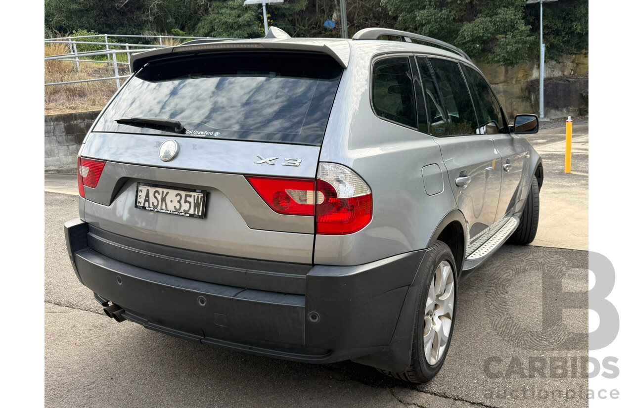 11/2004 Bmw X3 3.0i 4WD E83 4D Wagon Grey 3.0L