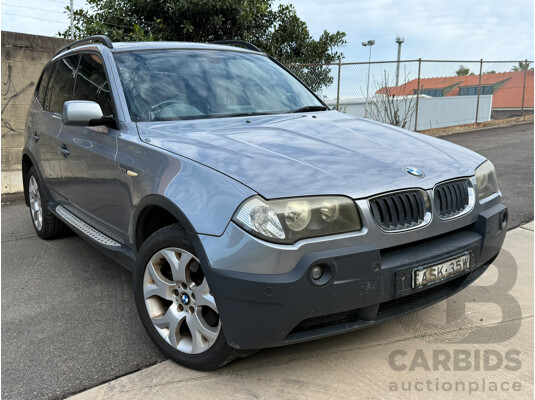 11/2004 Bmw X3 3.0i 4WD E83 4D Wagon Grey 3.0L