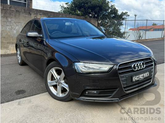 07/2012 Audi A4 2.0 TDI FWD B8 (8K) MY13 4D Sedan Lava Gray Pearlescent Turbo Diesel 2.0L