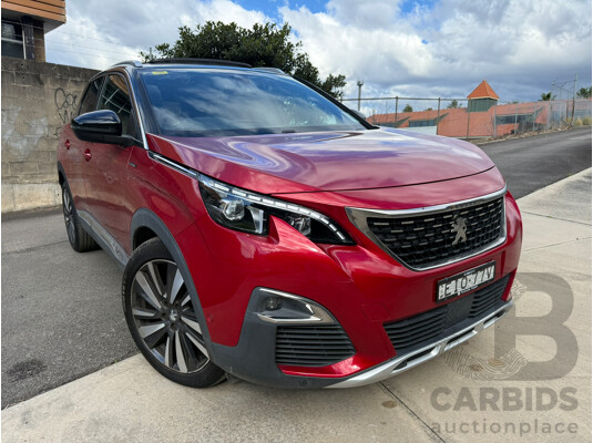 02/2020 Peugeot 3008 GT LINE (FWD) P84 MY20 4D Wagon Red 1.6L