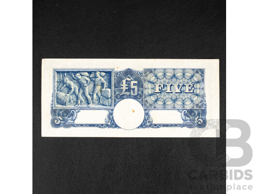 Australian 1941 Five Pound Note Sheehan/McFarlane, R69 610006, R46