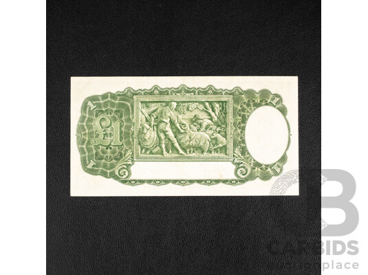 Australian 1952 One Pound Note, Coombs/Wilson, X21 493659 R32